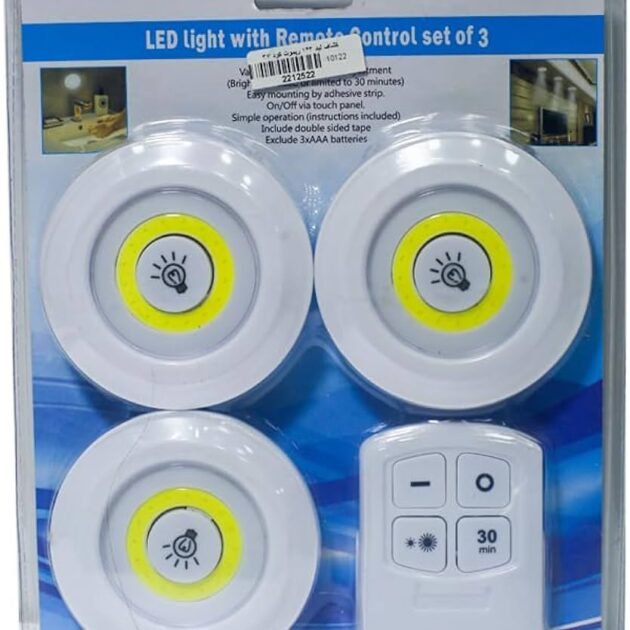 LED LIGHT WITH REMOTE CONTROL